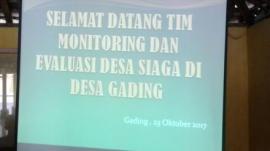 Monitoring dan evaluasi desa siaga 