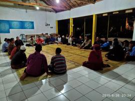 Rapat persiapan pagelaran wayang cakruk gading I