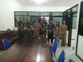 KUNJUNGAN ANGGOTA TNI TERKAIT RENCANA PEMBANGUNAN SPPG DI KALURAHAN GADING