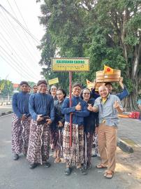 Kalurahan Gading Ikuti Gelaran Rakyat di Kraton Yogyakarta